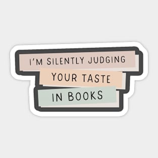 Book Taste Sticker